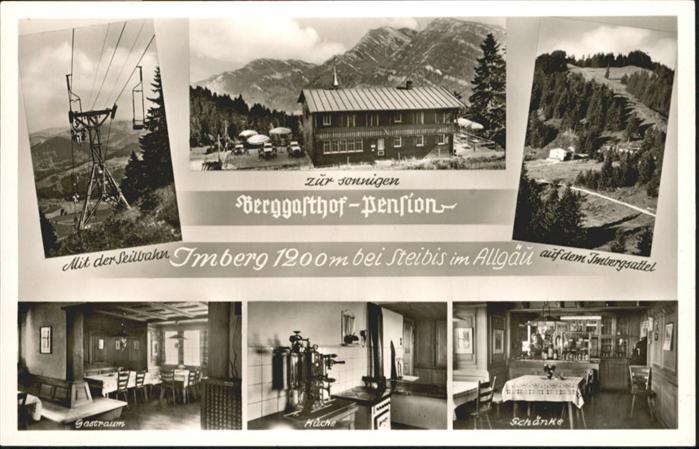 Imberg Sonthofen Berg Gasthof Pension Seilbahn