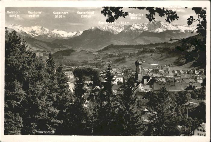Immenstadt Allgaeu Geishorn Rauhorn Kugelhorn Rotspitze