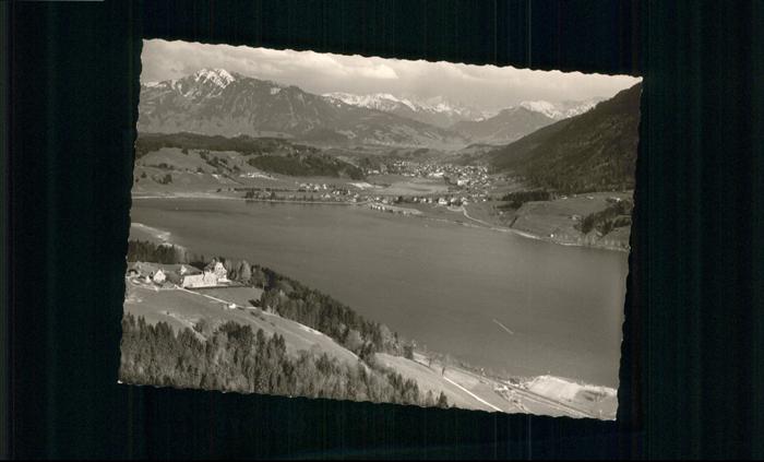 Immenstadt Allgaeu Albsee Fliegeraufnahme