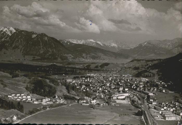 Immenstadt Allgaeu Fliegeraufnahme
