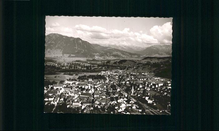 Immenstadt Allgaeu Fliegeraufnahme