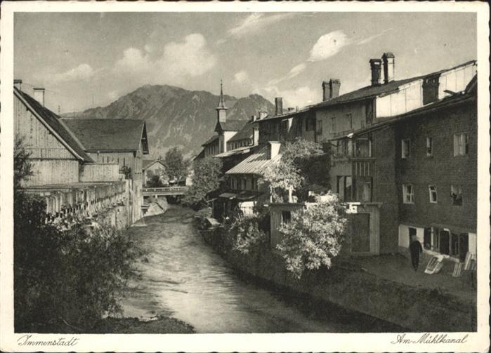 Immenstadt Allgaeu Mühlkanal