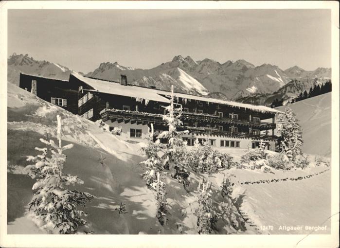 Sonthofen Oberallgaeu Allgäuer Berghof