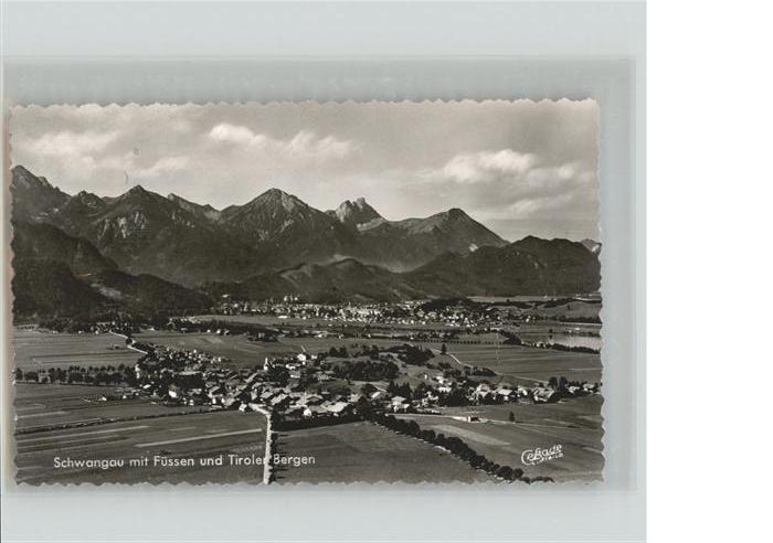 Schwangau Füssen Fliegeraufnahme