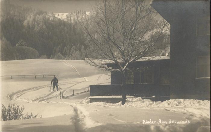 Immenstadt Allgaeu Rieder Alm Ski