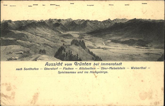 Immenstadt Allgaeu Vom Grünten