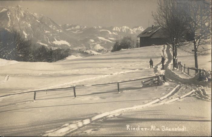 Immenstadt Allgaeu Rieder Alm