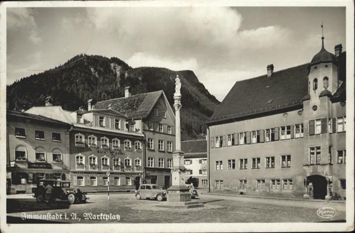 Immenstadt Allgaeu Marktplatz
