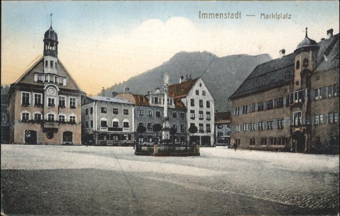 Immenstadt Allgaeu Marktplatz