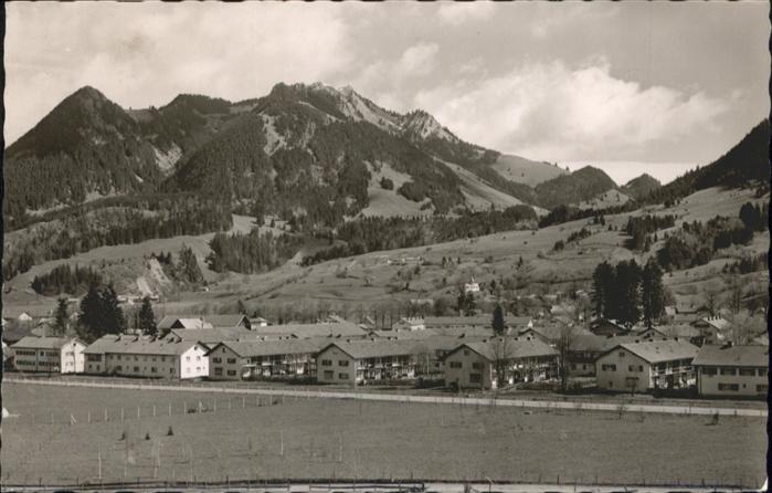 Sonthofen Oberallgaeu Burgsiedlung Grünten