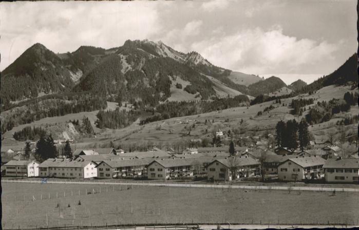 Sonthofen Oberallgaeu Burgsiedlung Grünten
