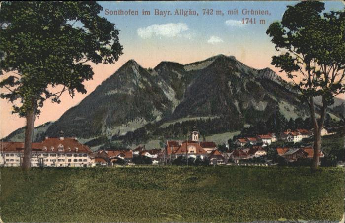 Sonthofen Oberallgaeu Grünten