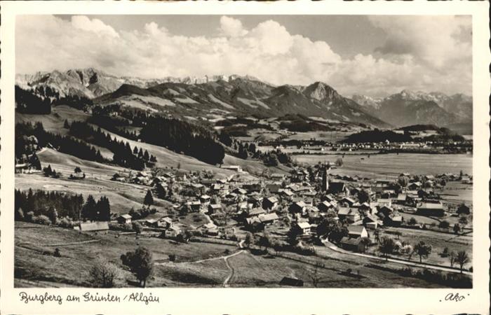 Burgberg Allgaeu Grünten