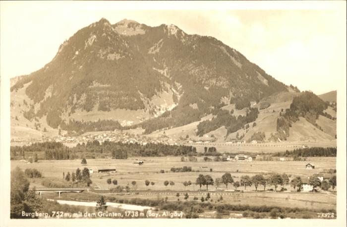 Burgberg Allgaeu Grünten