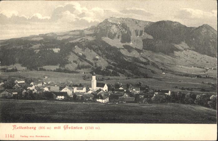 Rettenberg Oberallgaeu Grünten