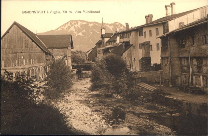 Immenstadt Allgaeu Mühlkanal