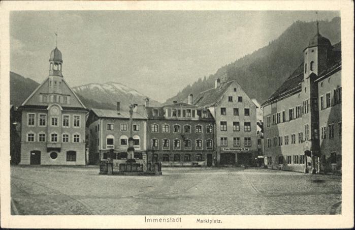 Immenstadt Allgaeu Marktplatz