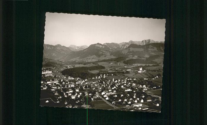 Sonthofen Oberallgaeu Fliegeraufnahme