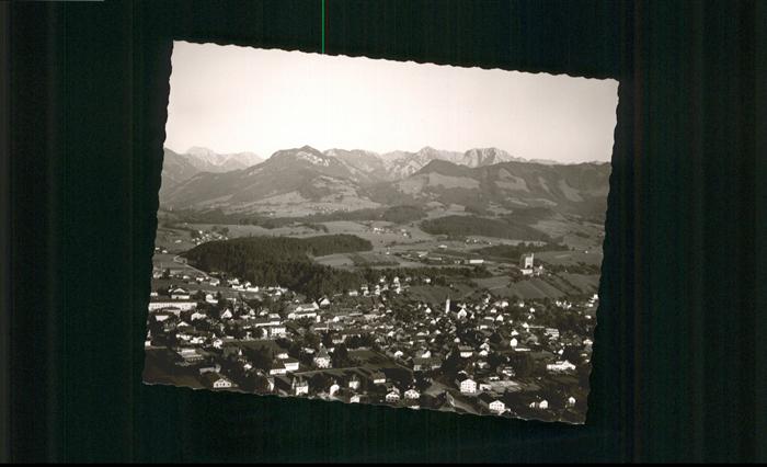 Sonthofen Oberallgaeu Fliegeraufnahme