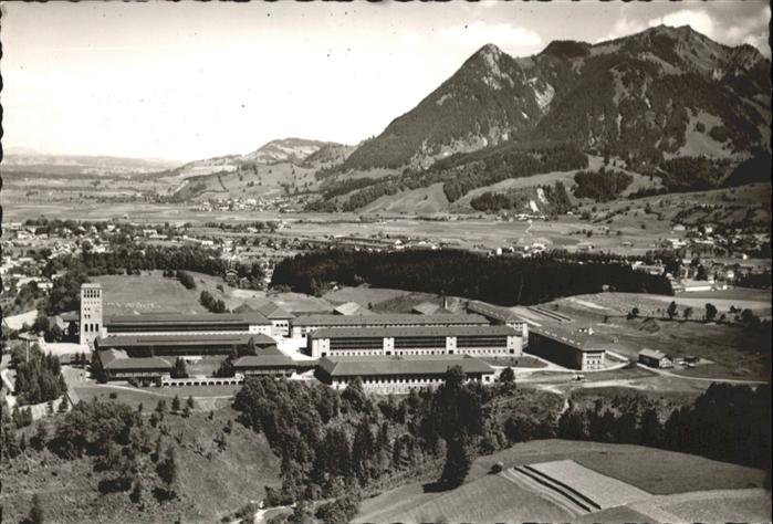 Sonthofen Oberallgaeu Fliegeraufnahme