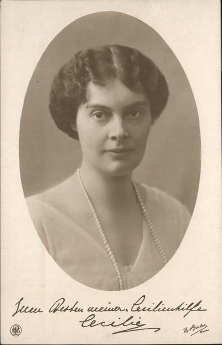 Adel Preussen Cecilie