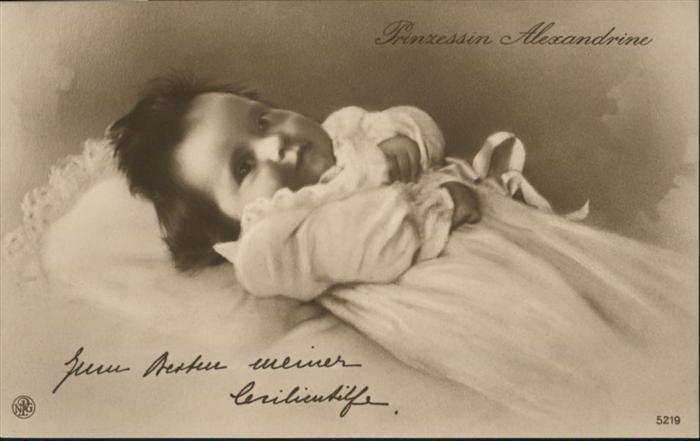 Adel Preussen Prinzessin Alexandrine Cecilienhilfe