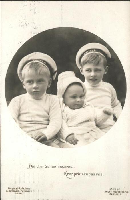 Adel Preussen Söhne Kronprinz