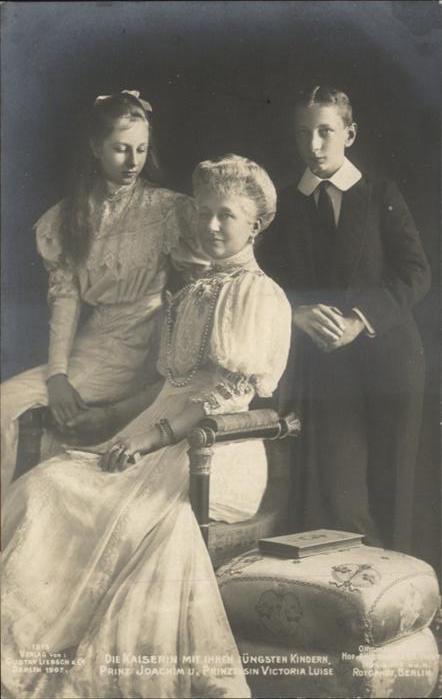 Adel Preussen Kaiserin Auguste Viktoria Prinz Joachim