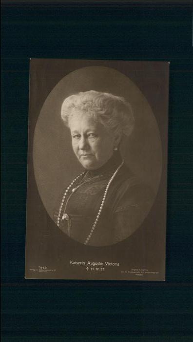 Adel Preussen Kaiserin Auguste Viktoria