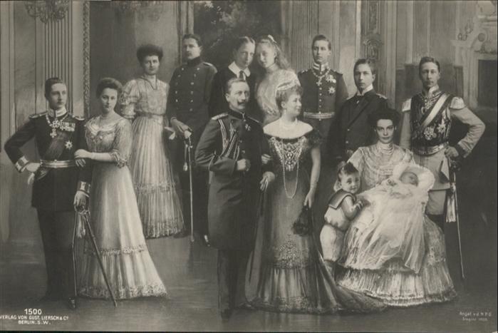 Wilhelm II Familienfoto