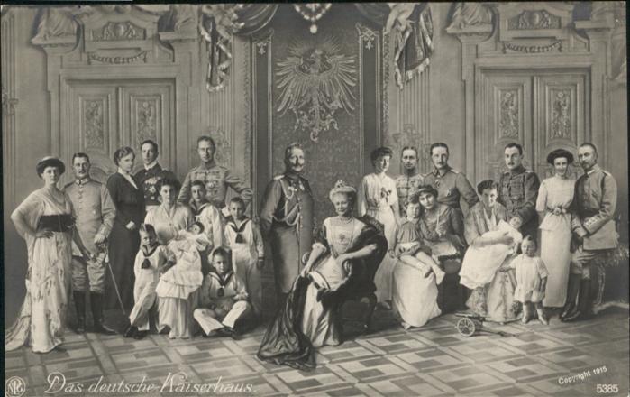 Wilhelm II Familie Kaiserhaus