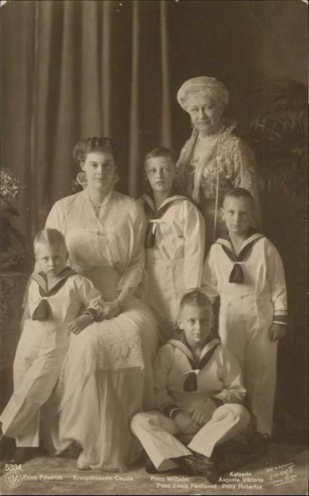 Adel Preussen Kaiserin Auguste Viktoria Cecilie Kinde