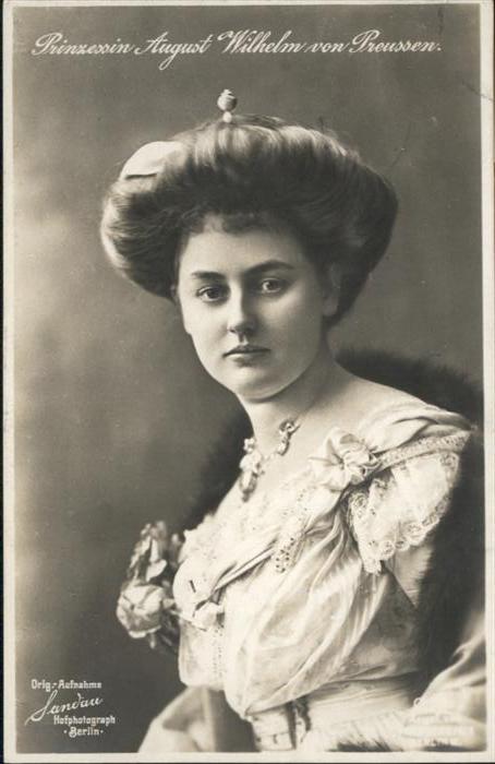 Adel Preussen Prinzessin August Wilhelm