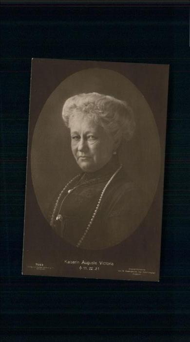 Adel Preussen Kaiserin Auguste Viktoria