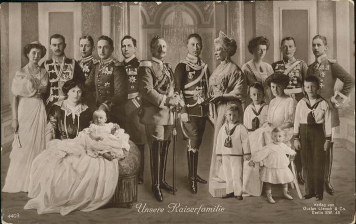 Wilhelm II Kaiserfamilie