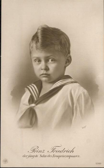 Adel Preussen Prinz Friedrich