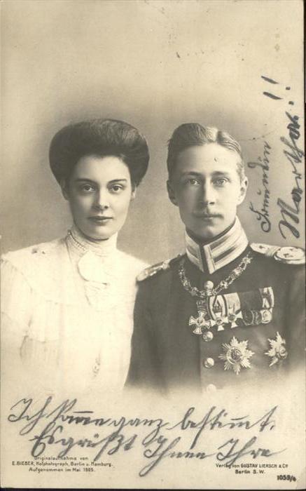 Adel Preussen Kronprinz Friedrich Wilhelm Cecilie