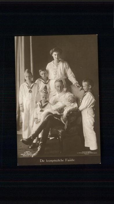 Adel Preussen Kronprinz Friedrich Wilhelm Cecilie Fam