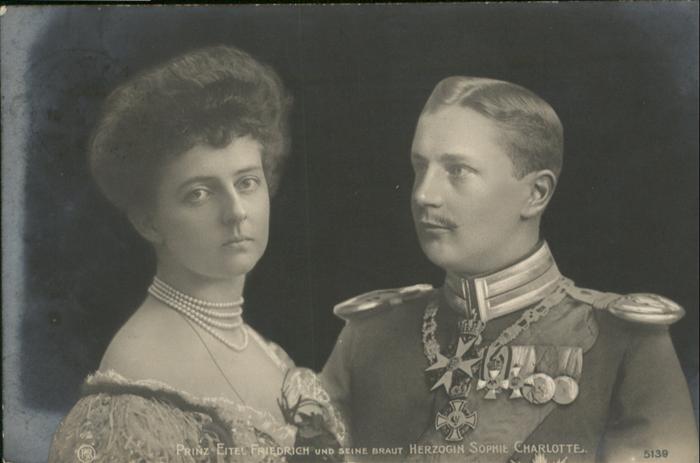 Adel Preussen Prinz Eitel Friedrich Herzogin Sophie C