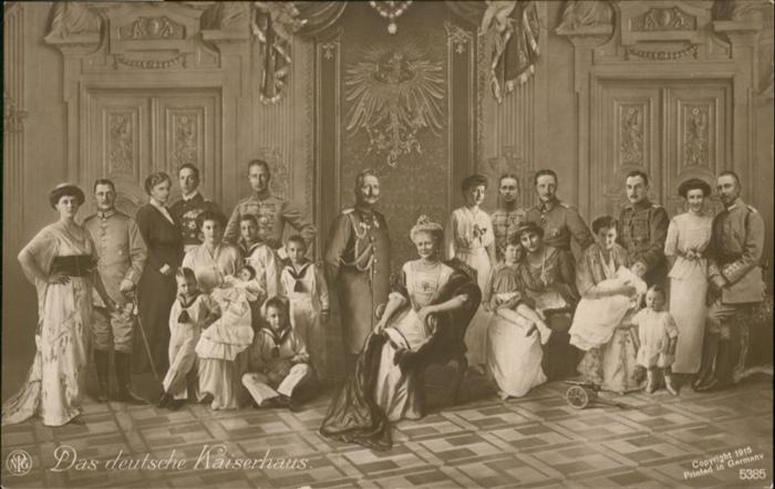 Wilhelm II Kaiserhaus Familie