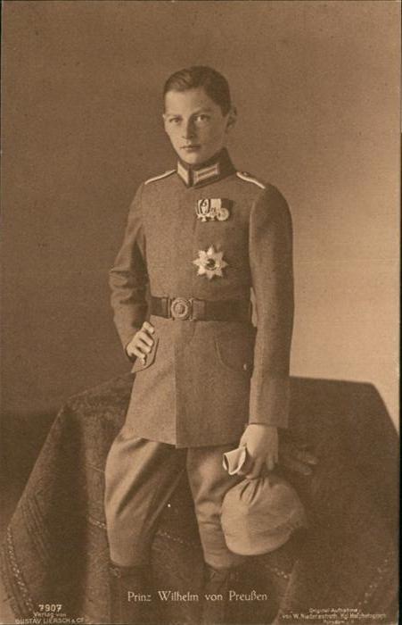 Adel Preussen Prinz Wilhelm
