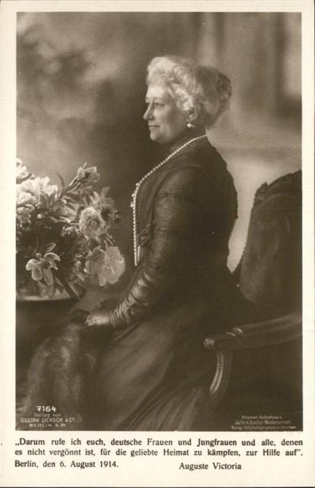 Adel Preussen Kaiserin Auguste Viktoria