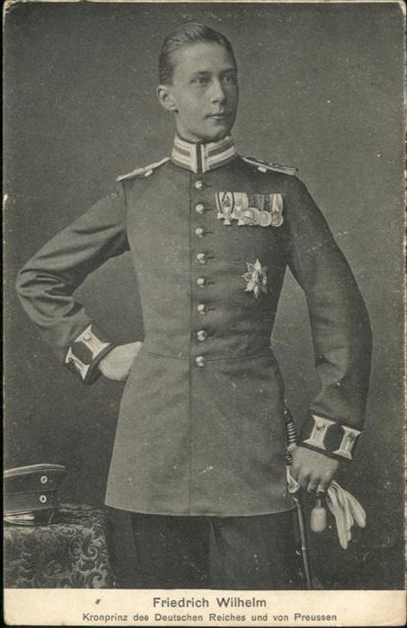 Adel Preussen Friedrich Wilhelm Kronprinz