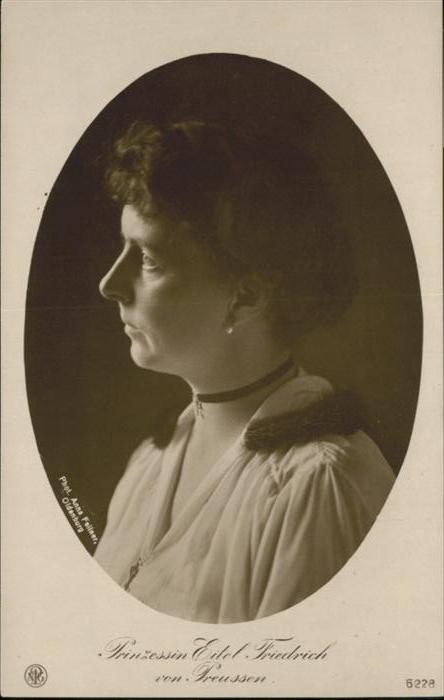 Adel Preussen Prinzessin Eitel Friedrich