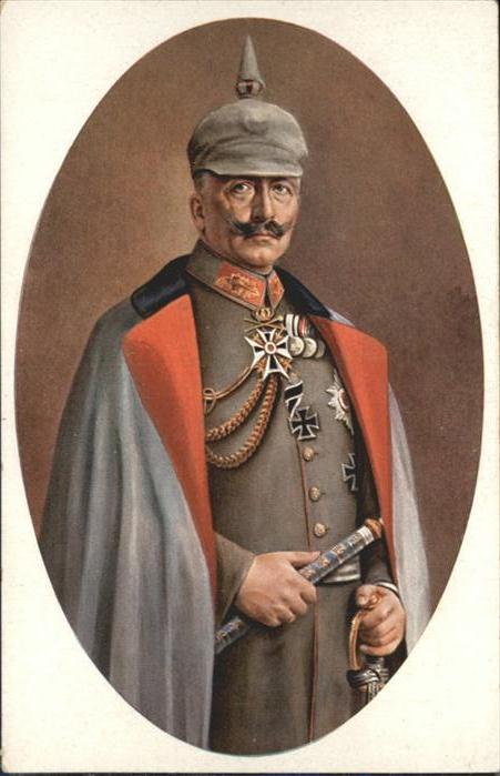 Wilhelm II nach Originalgemälde von R. Grabendorff