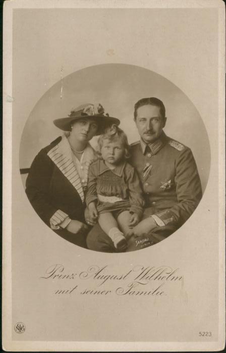 Adel Preussen Prinz August Wilhelm Familie