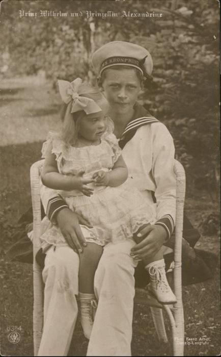 Adel Preussen Prinz Wilhelm Prinzessin Alexandrine