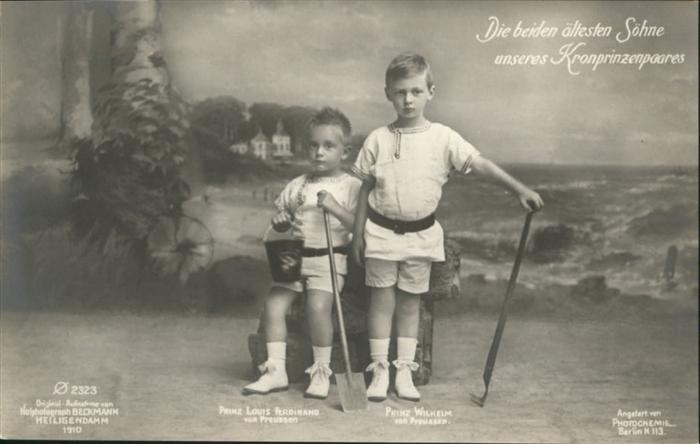 Adel Preussen Söhne Kronprinz