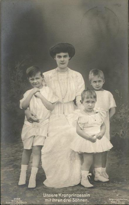 Adel Preussen Kronprinzessin Cecilie Familie