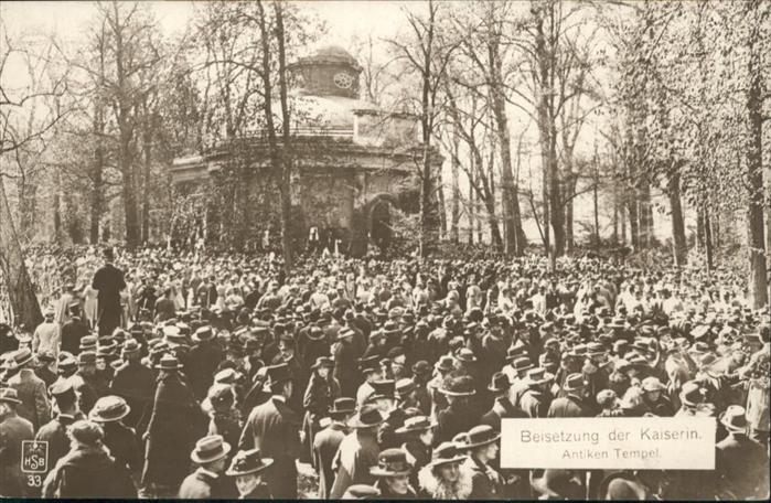Adel Preussen Beisetzung Kaiserin Auguste Viktoria Te